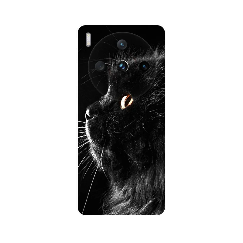 Soft Case For ZTE Nubia Z60S Pro Cover NX725J Animal Black Silicone Protective Back Cover Case for Nubia Z60S Pro 5G Coque Funda