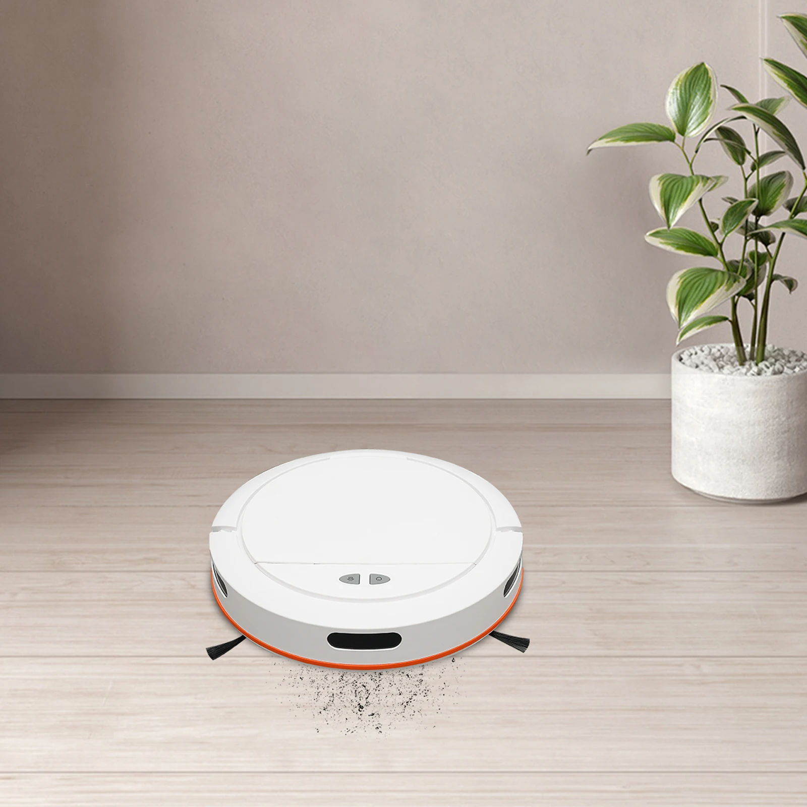 3-in-1 Smart Sweeping Robot, 2700Pa Strong Suction, 120min Runtime, Auto Recharge, Fits Floors Like Wood/Tile