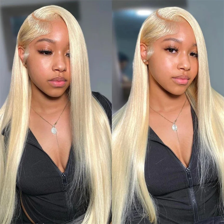 

Блондинка Прямой 613 Hd Парик Фронта Шнурка 13X6 13X4 Прозрачный Бразильский Прямой Парик Фронта Шнурка 36-дюймовые Парики Человеческих Волос