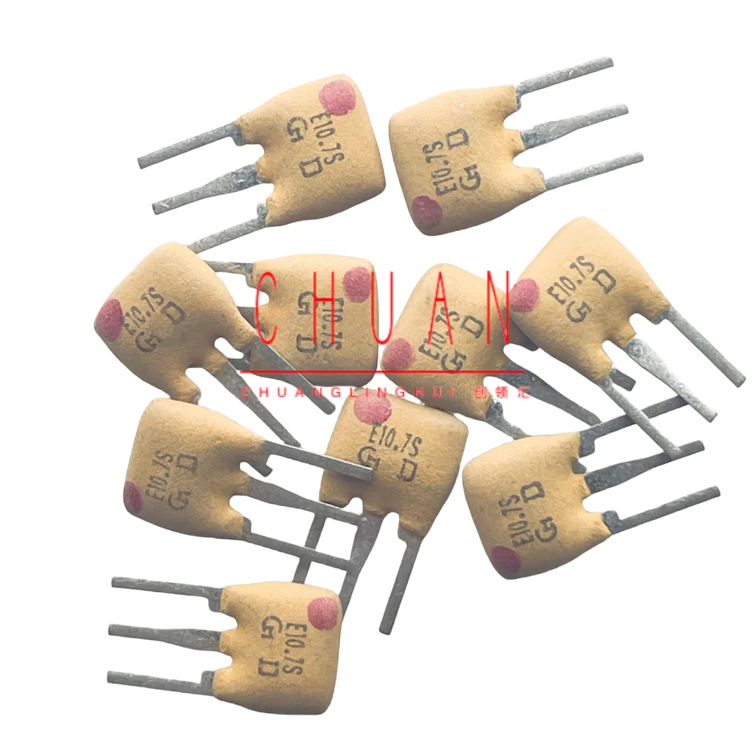 10pcs/ 10.7M ceramic filter SFE10.7MS2-C E10.7S 10.7MHZ 3 pin bandwidth 230K