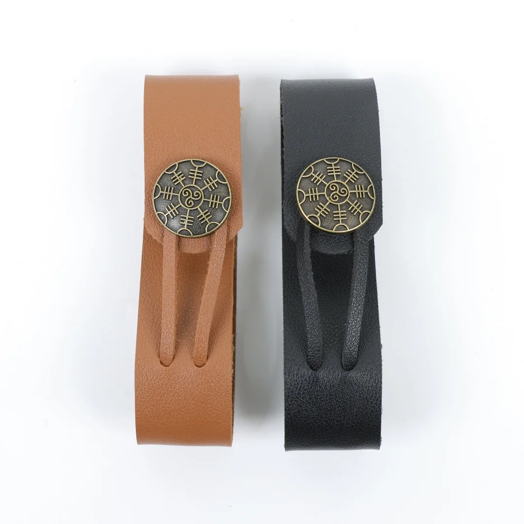 UYEE Medieval belt Halloween LARP Medieval Cup Hanging Holder PU Leather Waist Belt Cosplay Party Prop