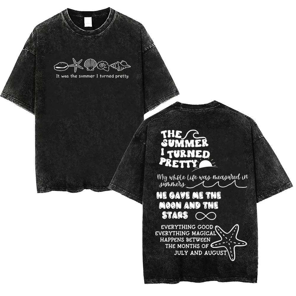 برنامج تلفزيوني ساخن الصيف تحولت الموسم الجميل 3 تي شيرت مغسول فريق البطن إرميا كونراد تي شيرت نسائي