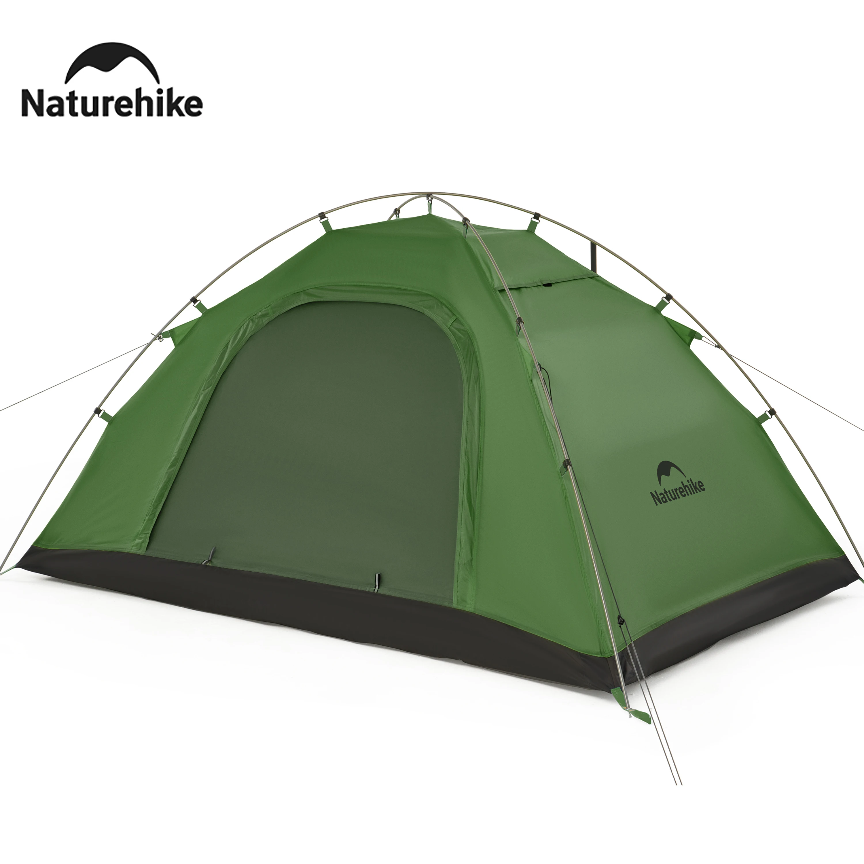 Naturehike 2024 Neues Campingzelt, großer Raum, mückenabweisende Strandzelte, ultraleichtes Schnellset, 2-Personen-Outdoor-Wanderzelt