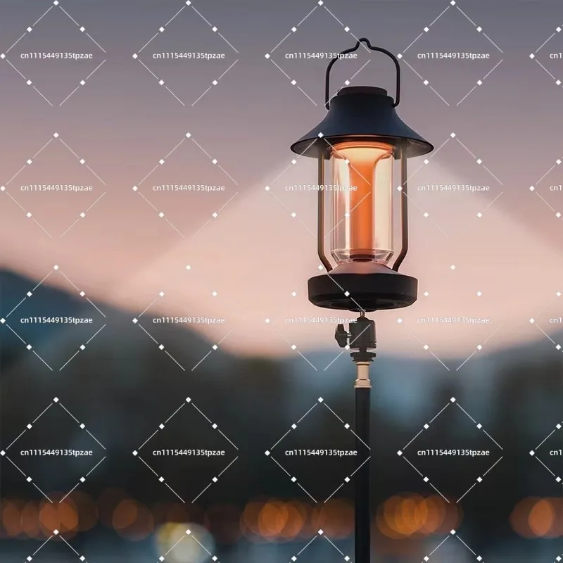 Long Working Hours LED Camping Lantern Outdoor Hanging Tent Light Classic Horse Style Camping Gift Accessories