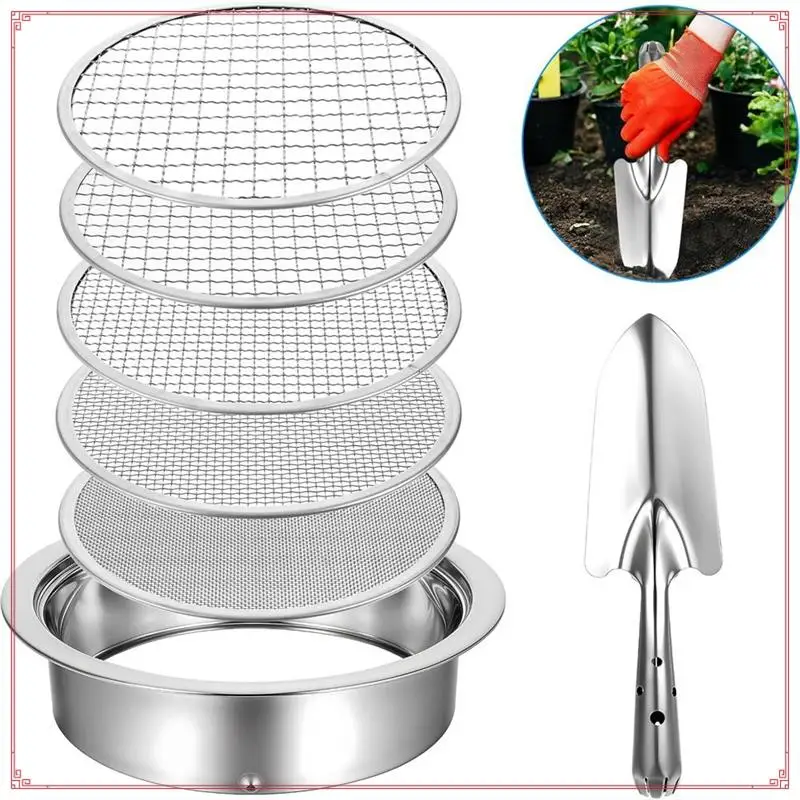 Riddle Sieve Set Forgardening With5 Sizes 8