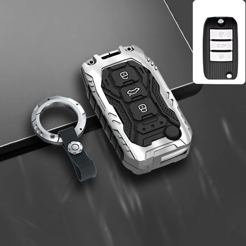 Car Flip Key Case Cover Bag Shell Protector Keychain Accessories for Roewe RX5 MG3 MG5 MG6 MG7 MG ZS GT GS 350 360 750