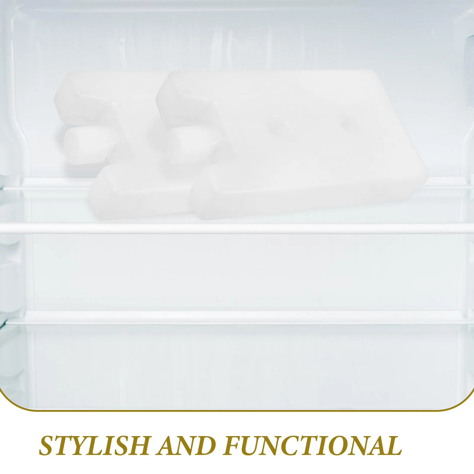 Ice Blocks for Cooler Refrigerated Box Bag Picnic Accessories Cream Brick Freezer Boxes White Plastic