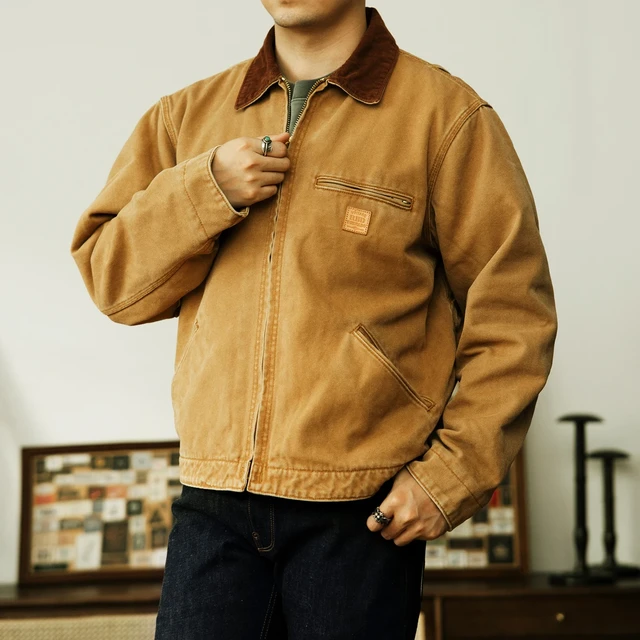 Red Tornado giacca da lavoro Vintage da uomo con vestibilita rilassata e fodera in coperta di anatra AliExpress 200000343