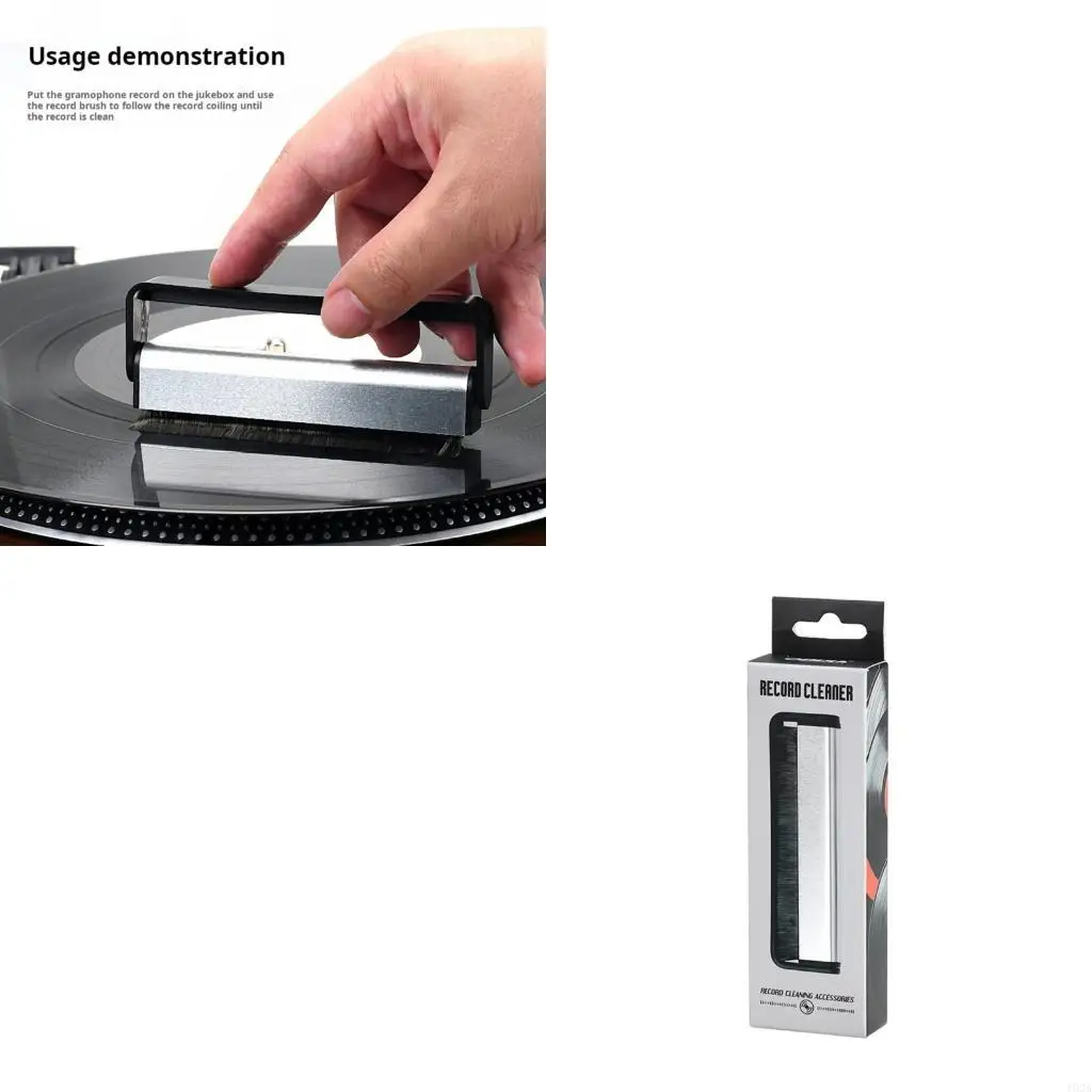 193A Durability Carbon Fibers Vinyls Cleaning Brush Design For Easy And Efficient Use Vinyls Record Cleaner for Disc