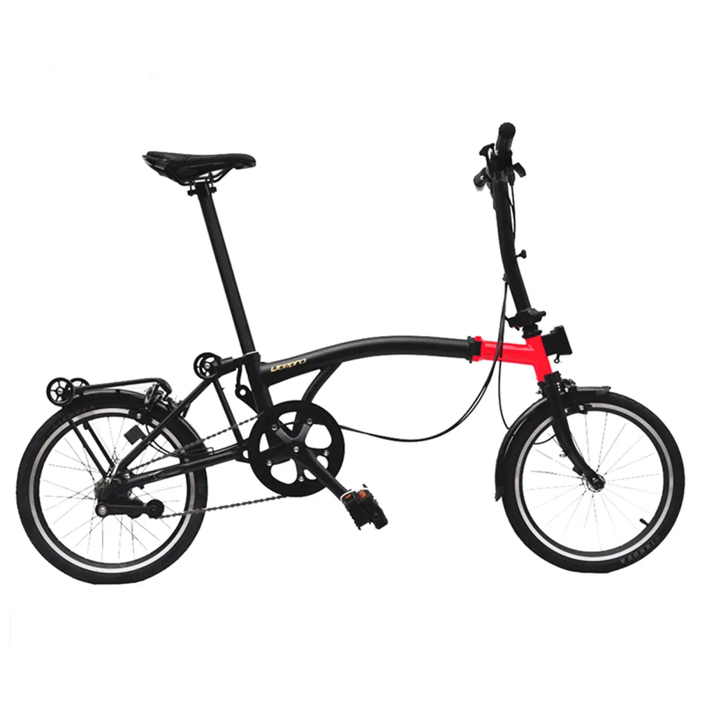 Litepro Folding Bike 16 Inch Internal 3 Speeds Steel Frame Mini Folding Bicycle