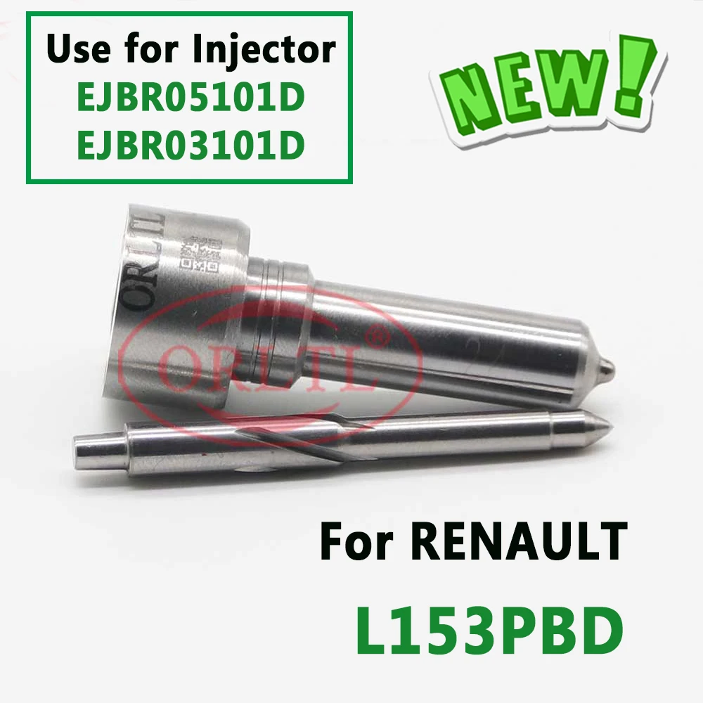 ORLTL Diesel Injector Nozzle L153PBD Fuel Injector Nozzle L 153 PBD for RENAULT EJBR05101D EJBR03101D 8200676774 8200421359