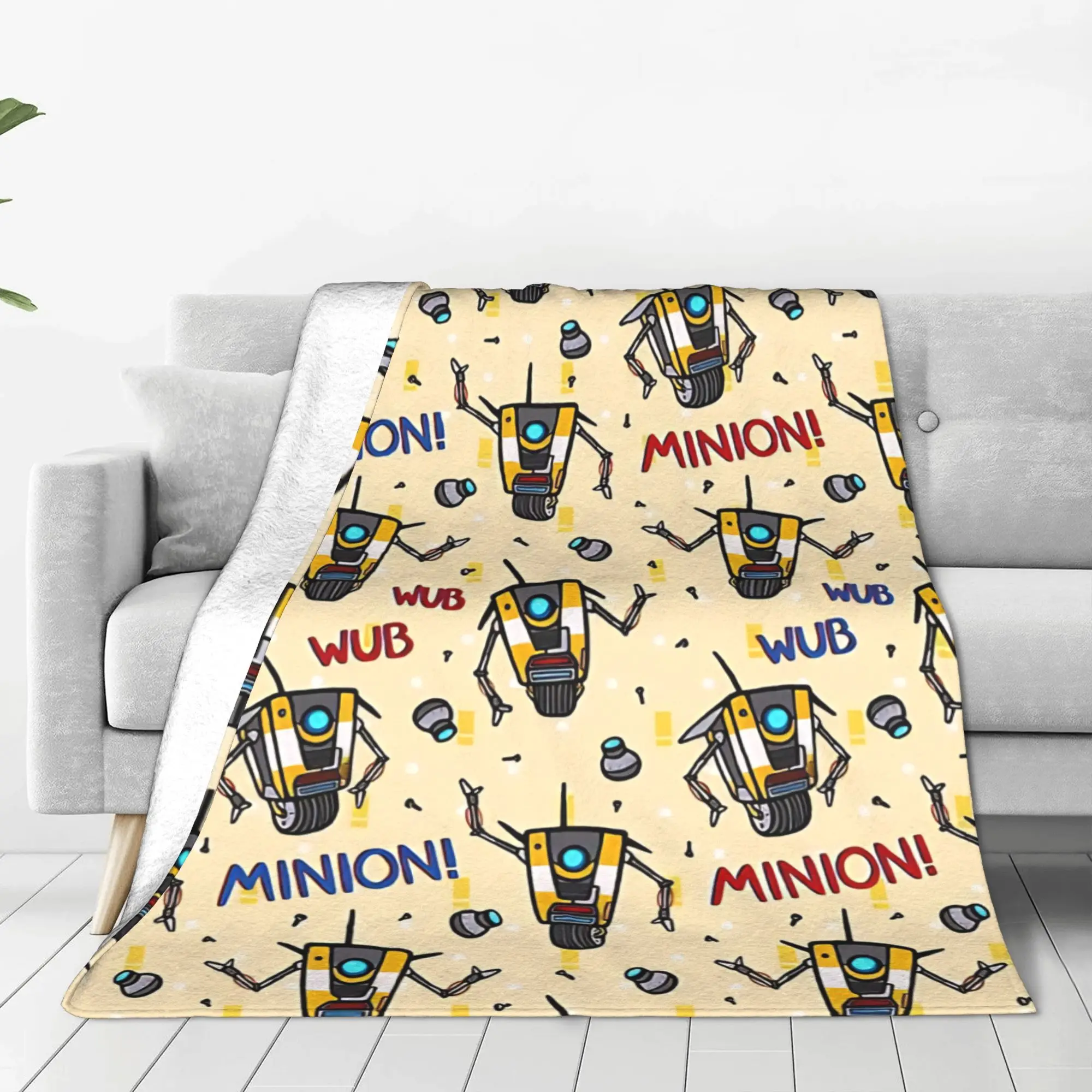 1PC Home Cute Room Decor old sketch warrior team Blanket Throw Blanket B-Borderlands Novelty Warm Blanket All Season