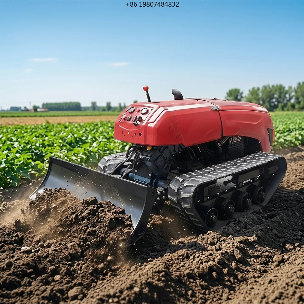 New Multifunctional Agricultural Equipment, Remote Control Mini Rotary Cultivator, for Farm Cultivation, Easy to Operate,