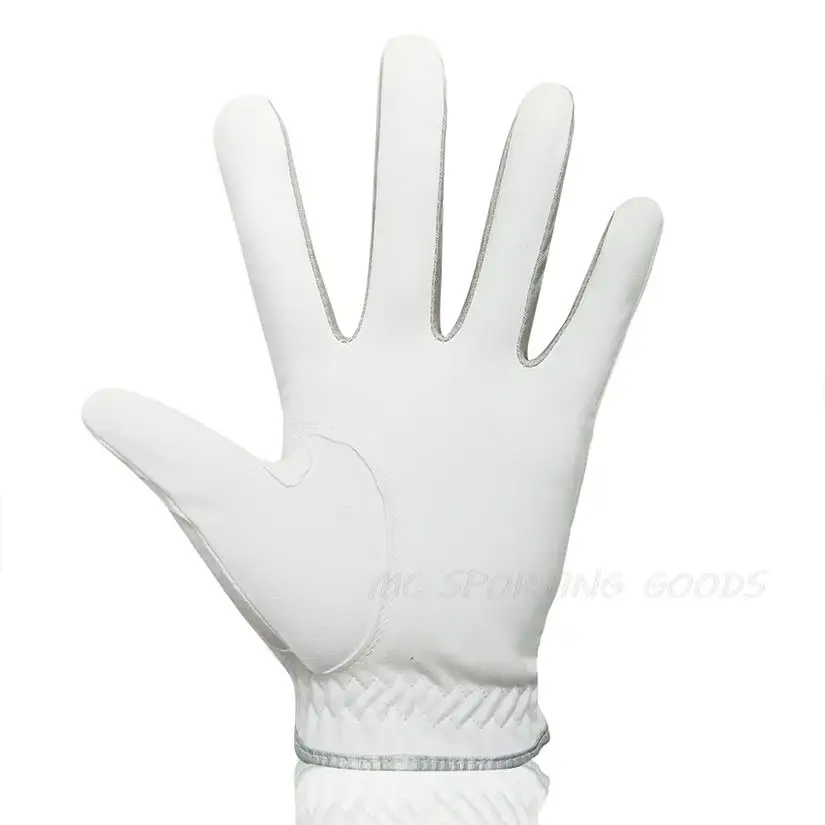 Guantes de Golf transpirables de tela Micro suave para hombre, guante blanco reemplazable con marcador magnético, 1 unidad