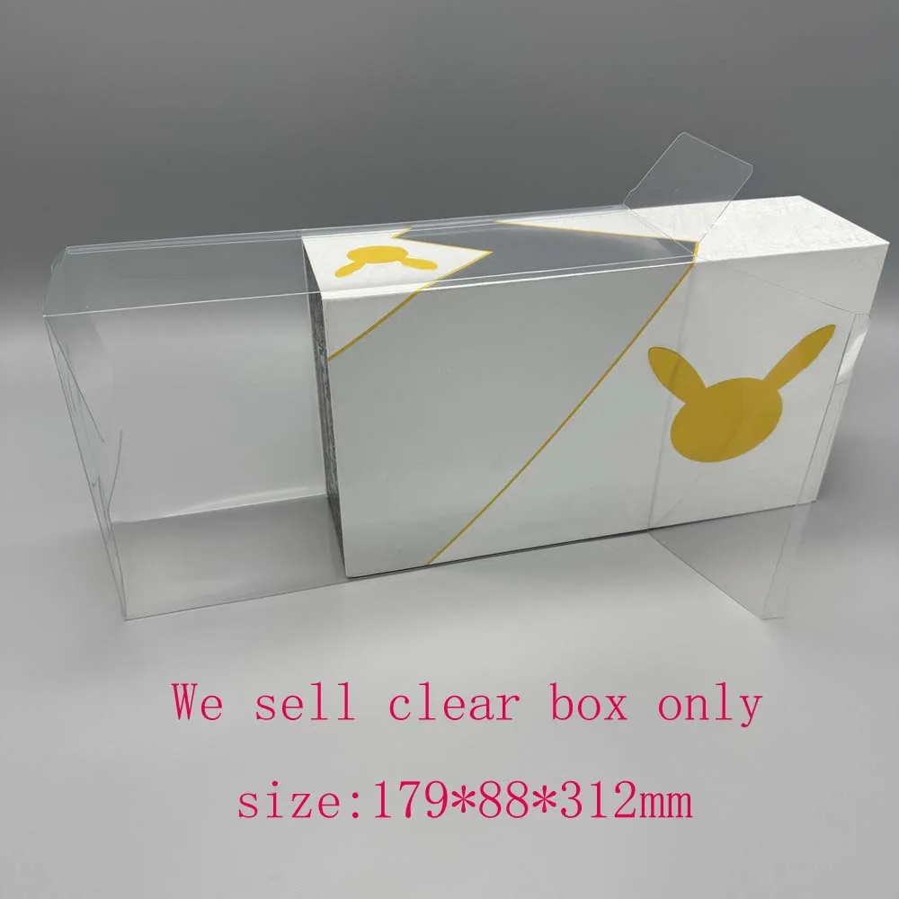 

10 шт. ПЭТ-коробка для коллекционных карточек Ptcg, сбора 151 новогодняя подарочная коробка, замена корпуса, витрина, прозрачная защита