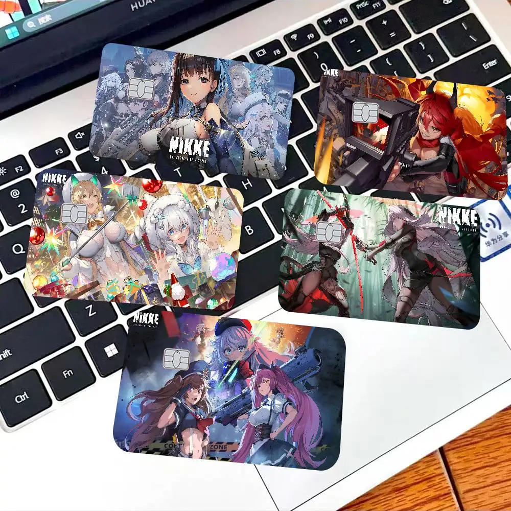 Nikke The Goddess Of Victory Mechanical Anime Anime Front Cover Film Sticker Skin For Credit Debit Card Small Large Chip