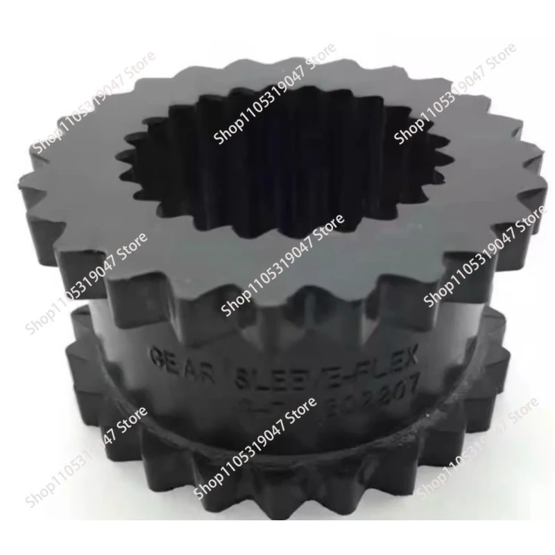 Rubber  gear coupling shock-absorbing sleeve elastic washer shock-absorbing block screw air compressor wheel