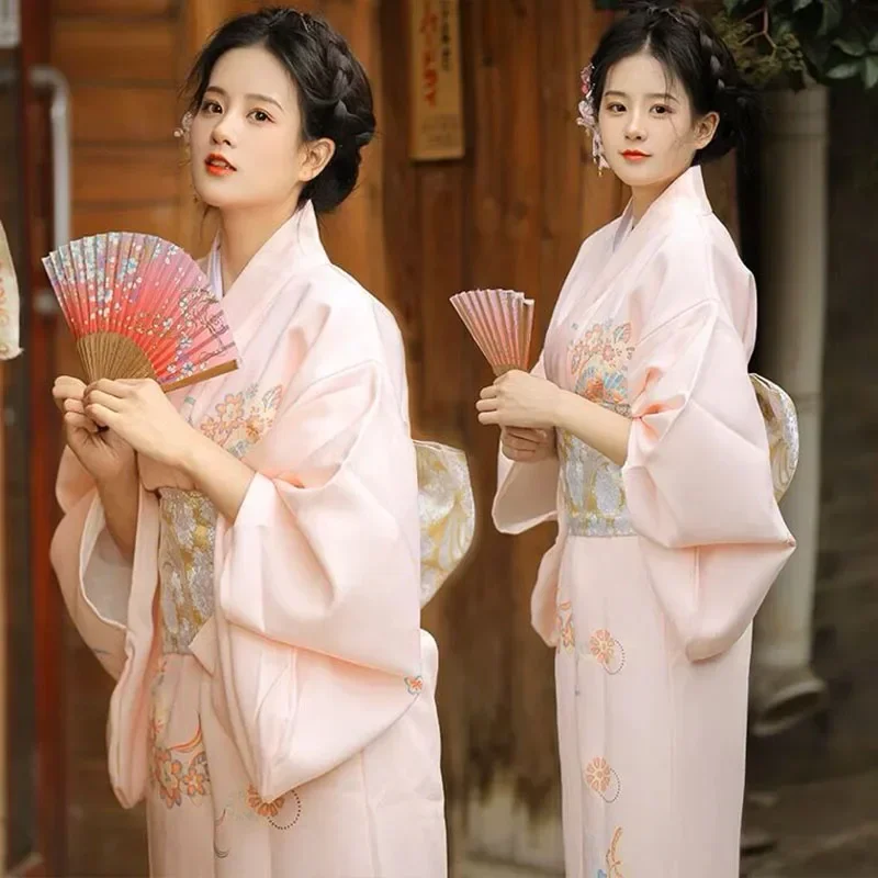 Women Kimono 2023 Fashion National Floral Yukata Japanese Clothes Cosplay Shirt Blouse Summer Beach Kimono Photography Clothing