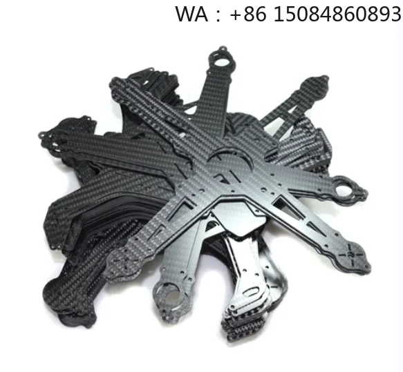 

CNC Machined Custom Carbon Plates, High Precision Lightweight Carbon Parts for Frame Production and UAV Equipment Reinforc