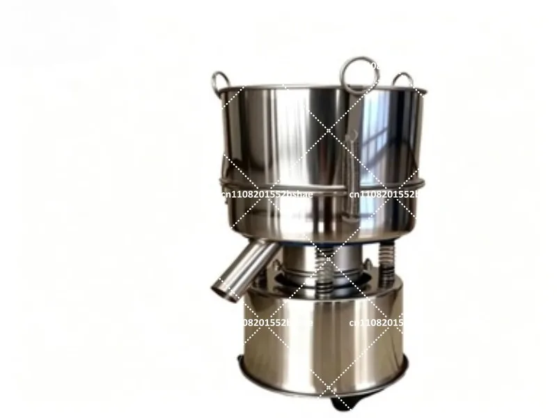 Stainless Steel Electric Vibrating Screen Sieve 20cm Powder Sifter Filter for Flour Spices Lab Use