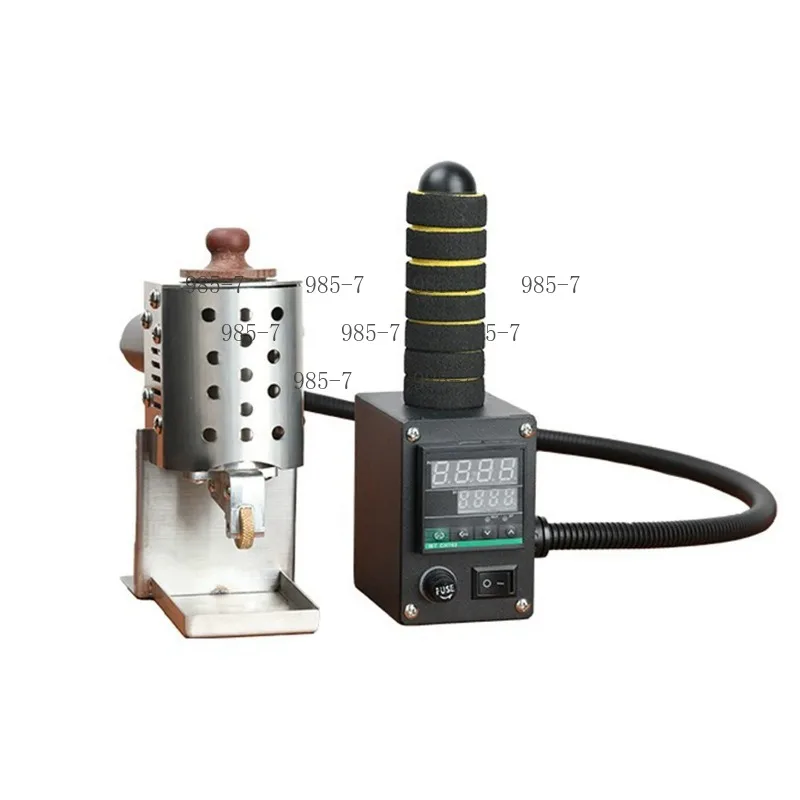 Hot Melt Glue Applicator, Manual Push Gluing Machine with Double-Sided Roller, for Box, Bag, Album and Leather Goods Hemming