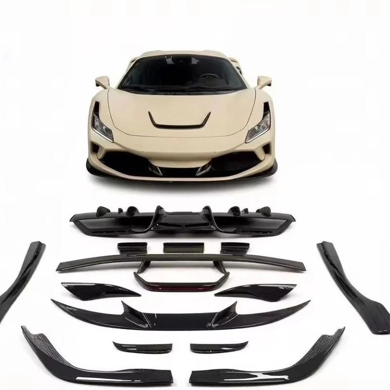 For F8 NT Carbon Fiber Body Kit NT Anterior Lip Diffuser Spoiler Hood Bumper Accessories F8 Carbon Fiber Body Kit