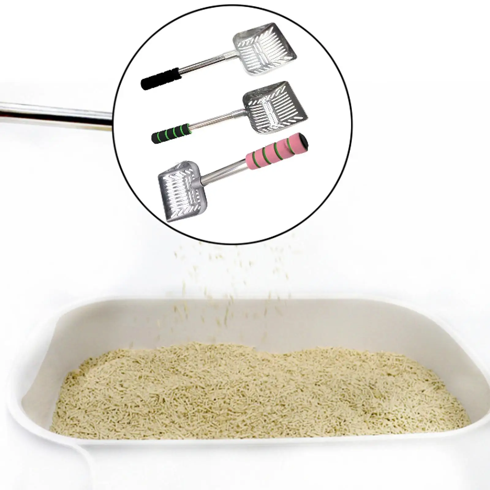 

Cat Litter Scoop Indoor Cat Litter Pan Sifter Kitten Waste Scooper for Puppy