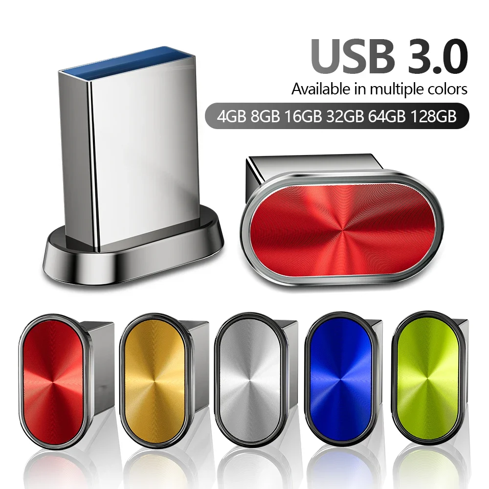 Free Custom Logo USB 3.0 Flash Drive 128GB USB3.0 Super Mini Memory Stick 64GB Pen Drive Storage Device Pendrive 32GB USB Stick
