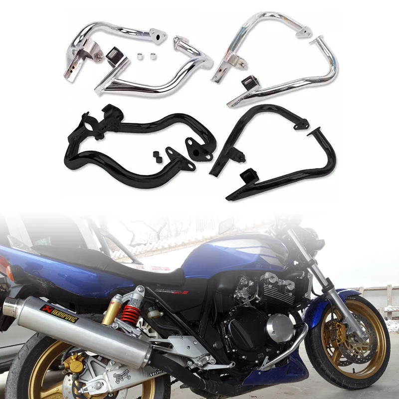 

Motorcycle Parts L/R Highway Crash Bars Engine Guard Front Bumper Frame Side Protector For Honda CB 400 CB400 VTEC 1992-1998