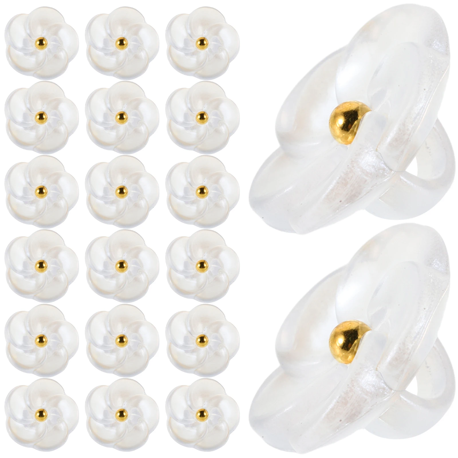 

50 Pcs Buttons Clothing Replacement Floral Buttons For Crafts Sweater Plastic Baby Cardigan Child Flower Shape Sewing Craft