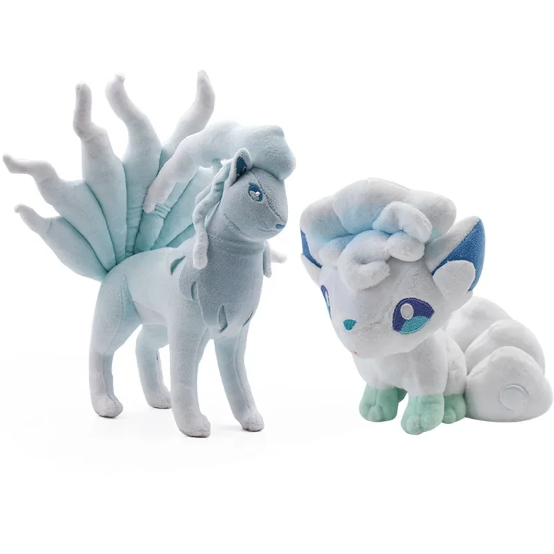 25cm pokemon alola vulpix ninetales pelúcia anime bonito raposa macio animais de pelúcia boneca dos desenhos animados brinquedo de pelúcia presentes de aniversário para crianças