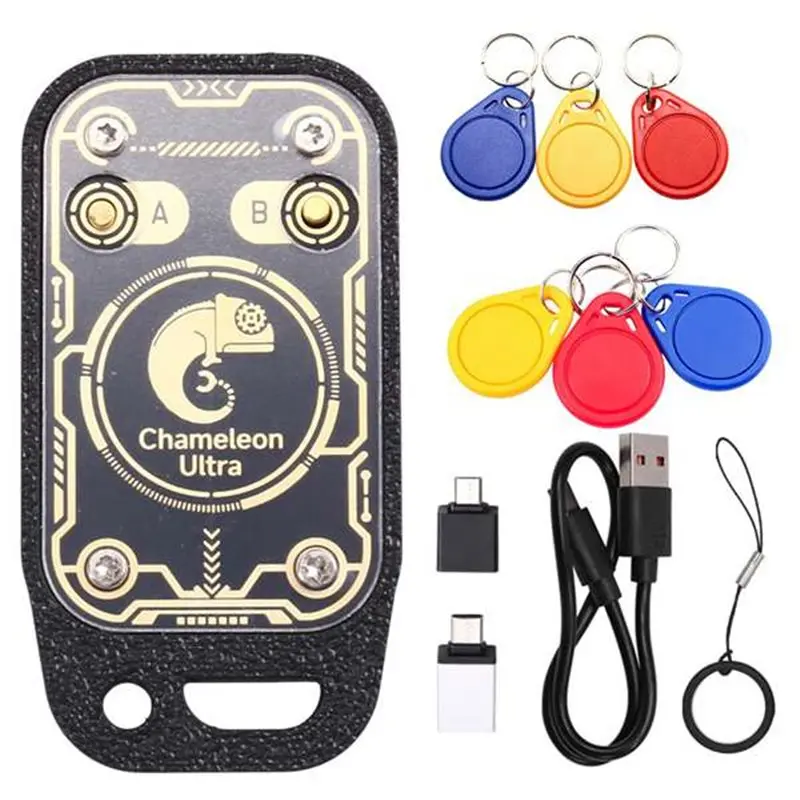 b29c-chameleon-ultra-plus-rfid-smart-card-emulator-1356m-125k-ic-id-card-decode-3xuid-cuid-keychain-reset-automatic-polling