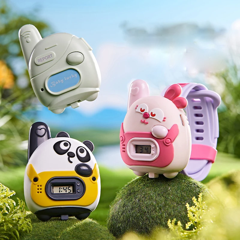 Children Wireless Watch Walkie-talkie Electronic Toys 300 Metres Wireless Call Walkie-talkie Parent-child Interaction Toy Gift