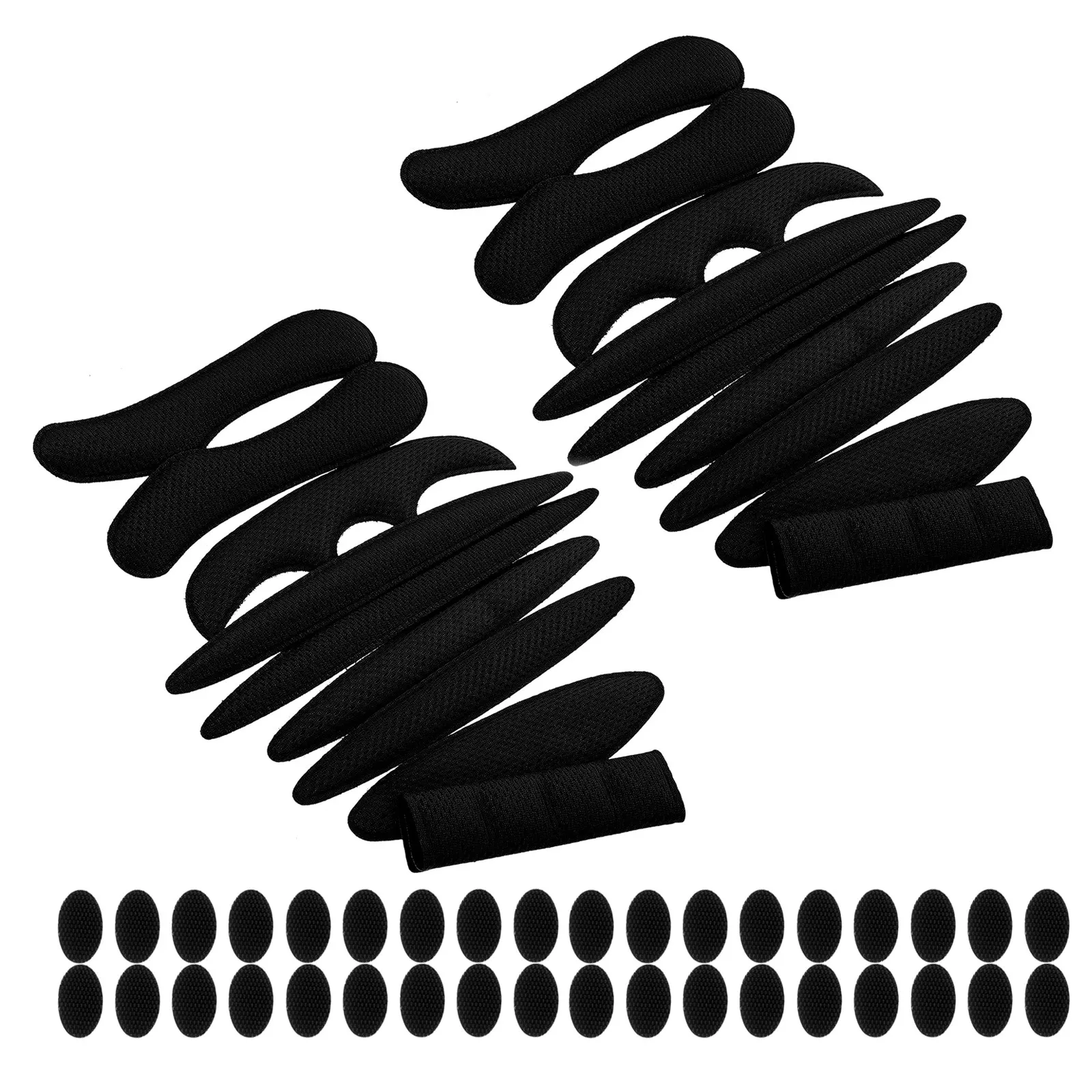 2Set Inner Pads High Density Sponge Cushion Kit Shock Absorption Breathable Replacement Liners for Bike Motorcycle E-Bike