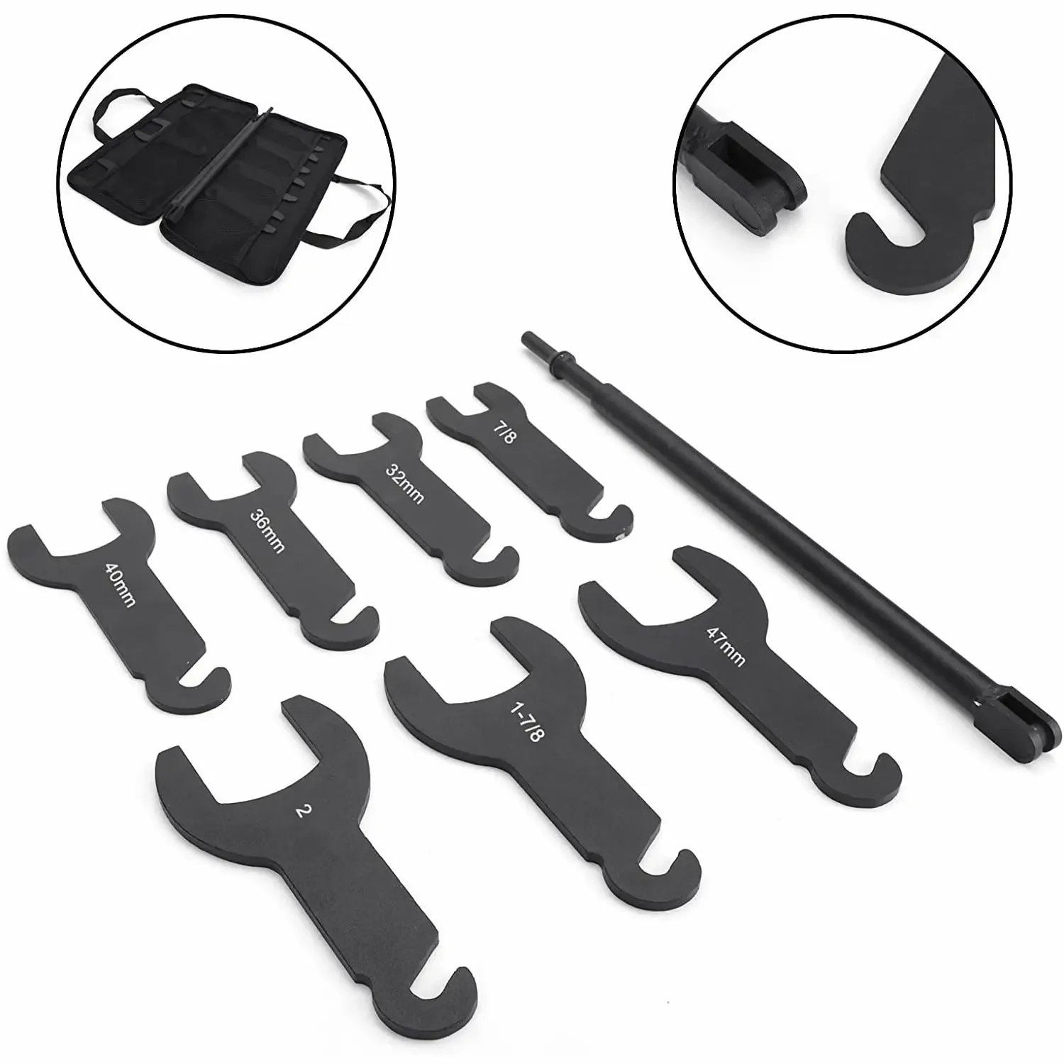 

43300 Pneumatic Fan Clutch Wrench Set Removal Tool for Ford GM Chrysler Jeep