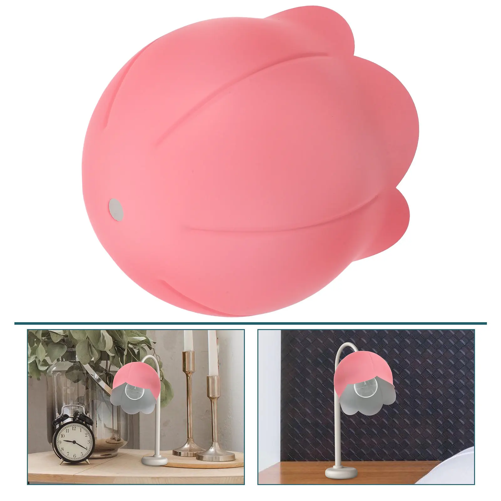 Bellflower Lampshade Small Iron Bedroom Night Light Table Lamp Shade Replacement Lampshade Compatible for Gu10 Bulb Decorative