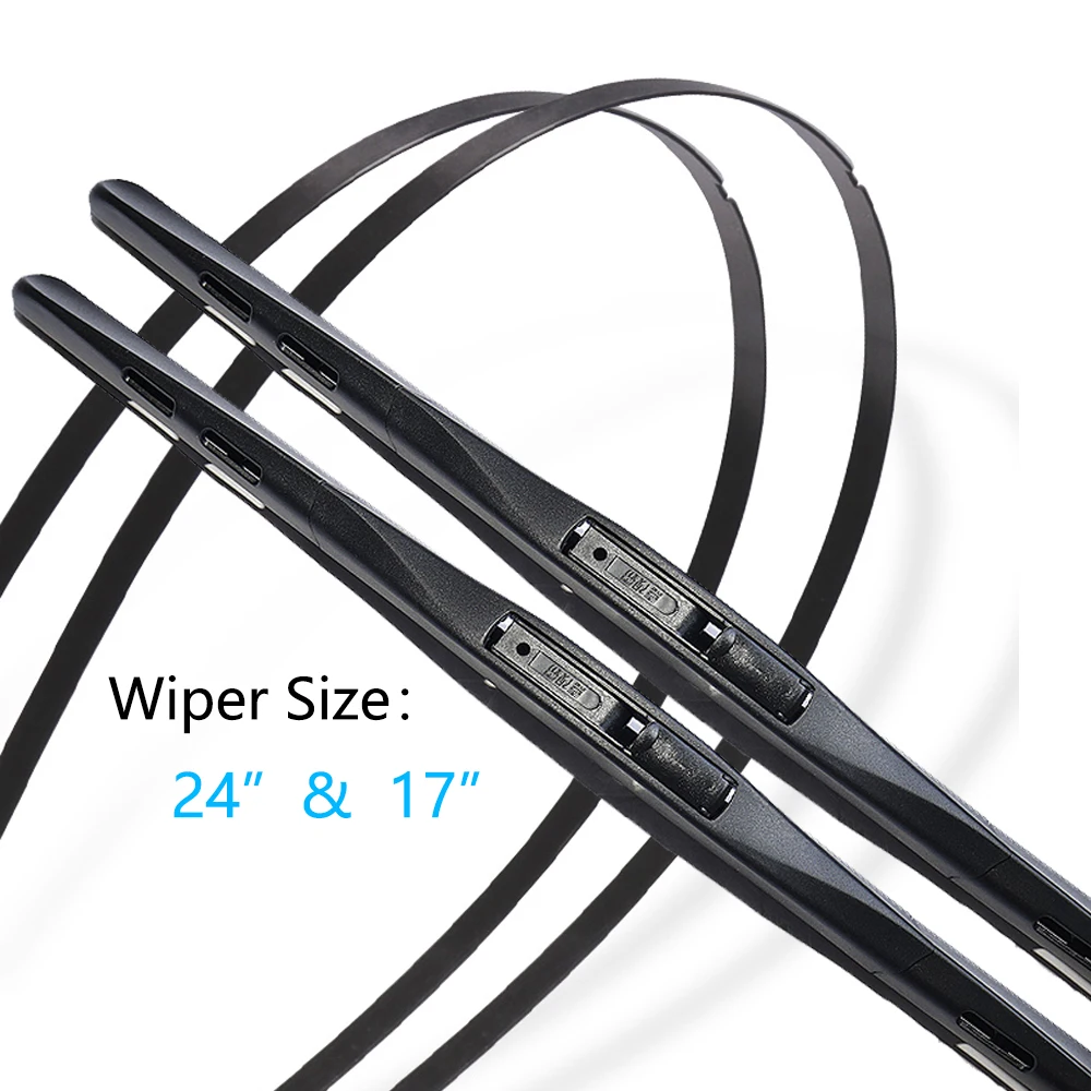 For Mazda3 BP 2019 2020 2021 2022 Rubber Strip Refill Front Wiper Blades Windshield Windscreen Auto Replacement Parts U J Hook