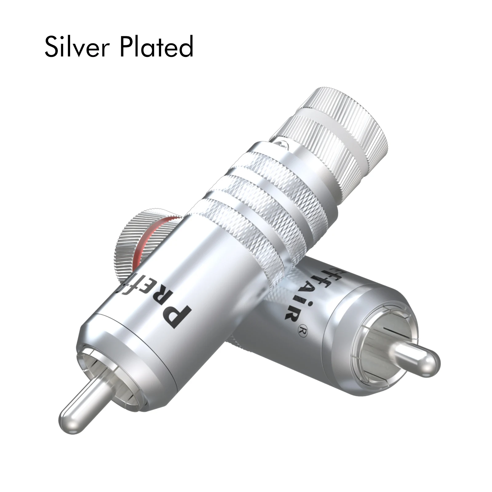 4PCS Silver Plated RCA Plug Jack Terminal Audio Connector Amplifier CD DVD Connector Hifi Audio Cable Connector