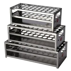 15.5/18.5/21.5mm Hole Diameter 30/40 Holes Aluminum Test Tube Stand Rack Holder Labware