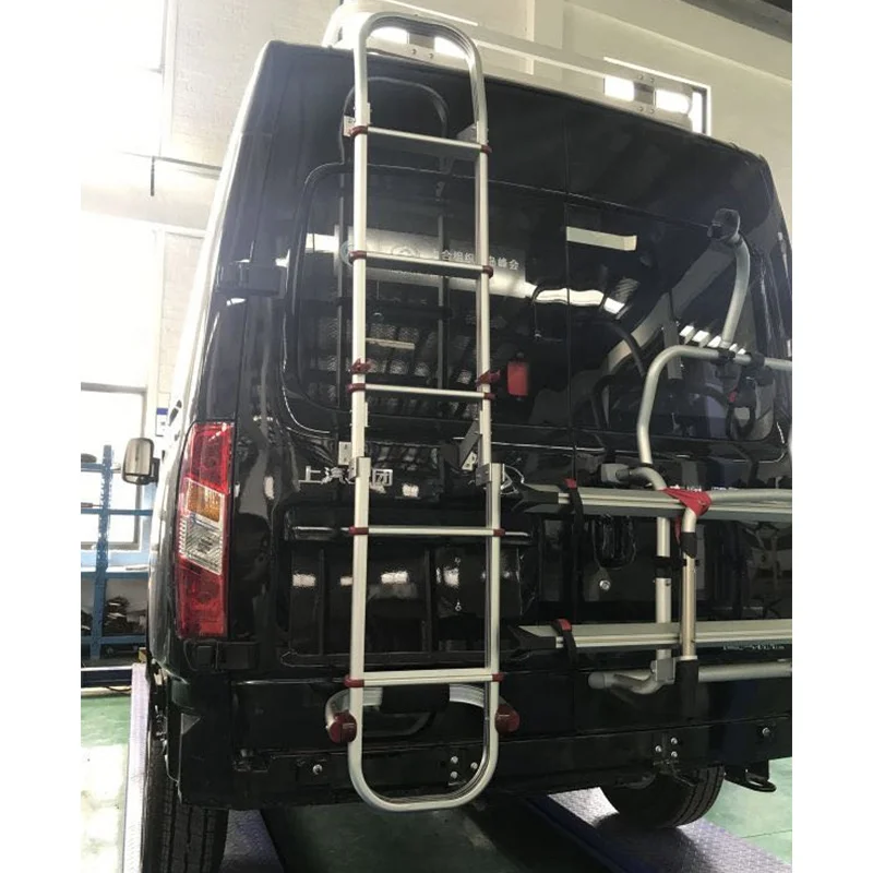 safety folding rv camper van caravan motorhome ladder with Anti Theft Device Security Lock