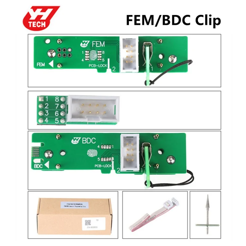 YANHUA FEM/BDC Special Programming Clip Adapter No Soldering Work with Yanhua ACDP/CGDI/VVDI/Autel/Launch X431 for BMW