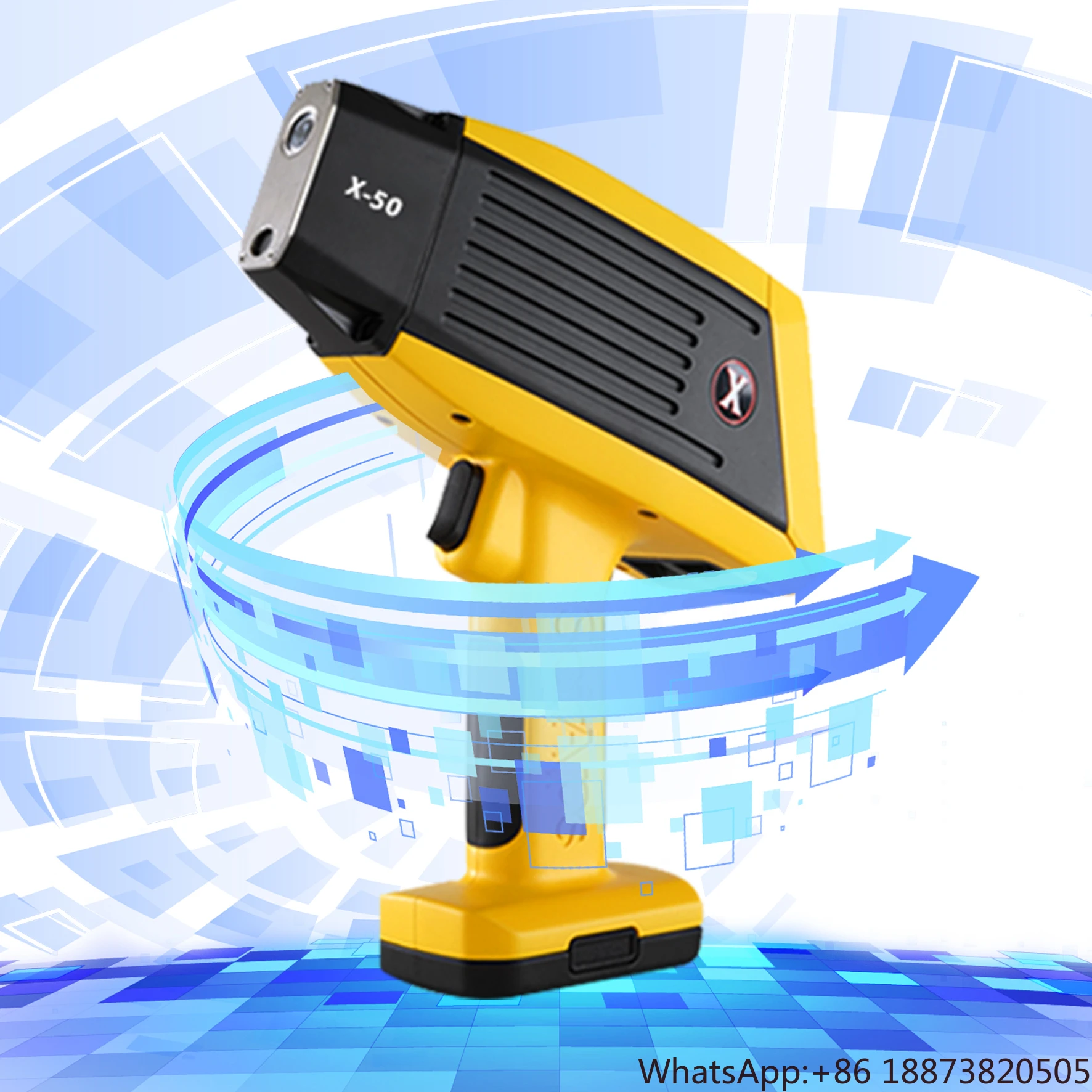 Fluorescent handheld Spectrometer  XRF Mineral Analyzer Analysis of Various Ores mass spectrometer spectrum analyzer