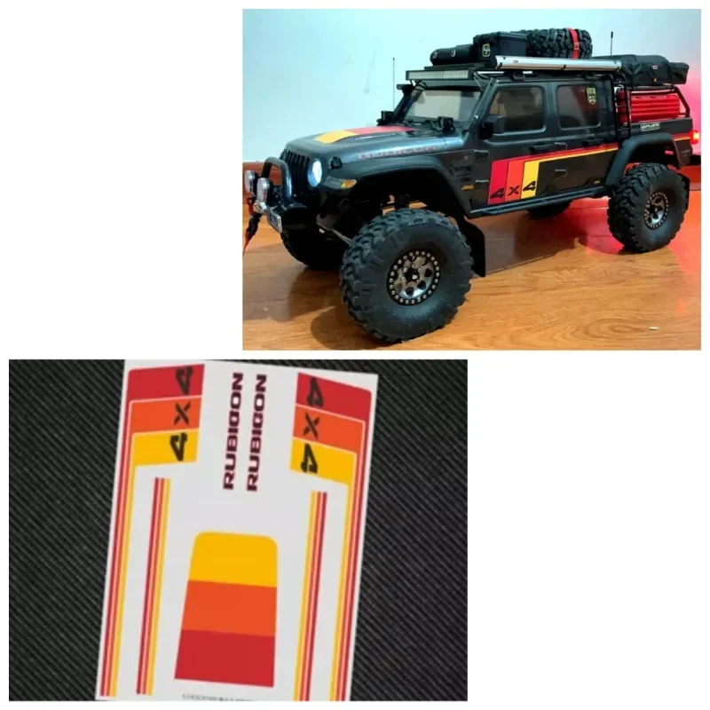 Decal Sticker Body Shell Appearance Decoration For Axial SCX10 III Jeep Gladiator 1/10 RC Crawler Upgrade RC Car Accessories