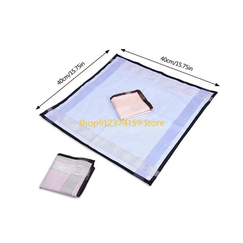 

G5AE Multiuse Handkerchiefs Pocket Hankie Towel for Adult Men Business Suit Set of 3