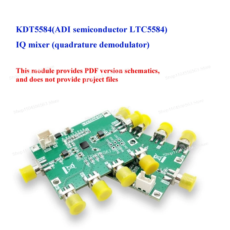 LTC5584 High-Performance IQ Mixing Module | 1.4GHz/30MHz Low-Noise Quadrature Demodulator Converter