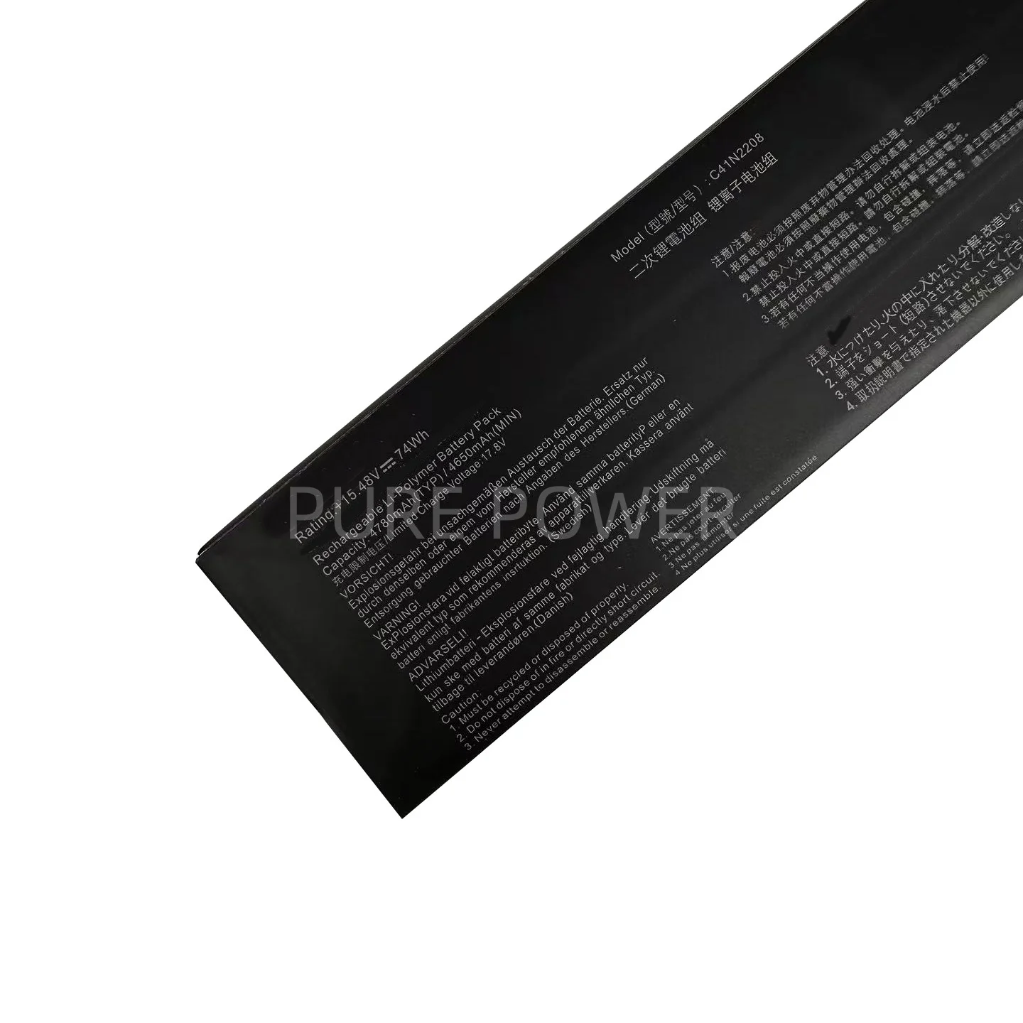 New Laptop Battery C41N2208 15.48V 74WH 4780mAh High Quality For ASUS ROG Ally RC71L PC71L Gaming Handheld