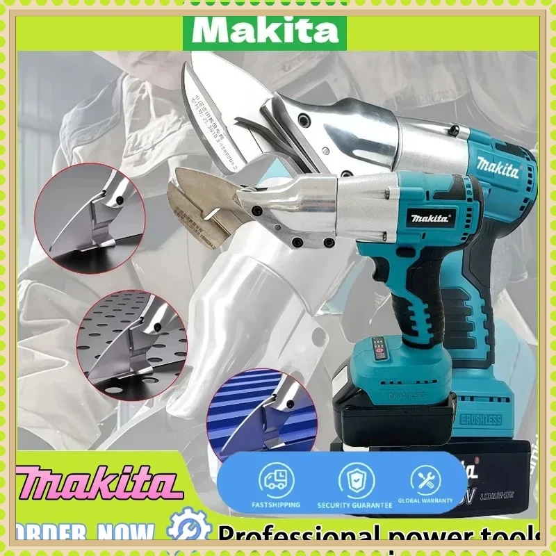 

Makita Electric Brushless Iron Scissors Machine Rechargeable Professional Metal Cutting Tool Sheet Shear Cutter Power 18V Tools