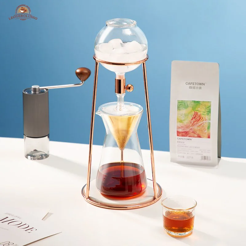 

Leggerolusso Ice Drop Кофейник Капельный Ice Brew Европейская кофемашина Бытовая ручная кофеварка Набор кастрюль для холодного заваривания
