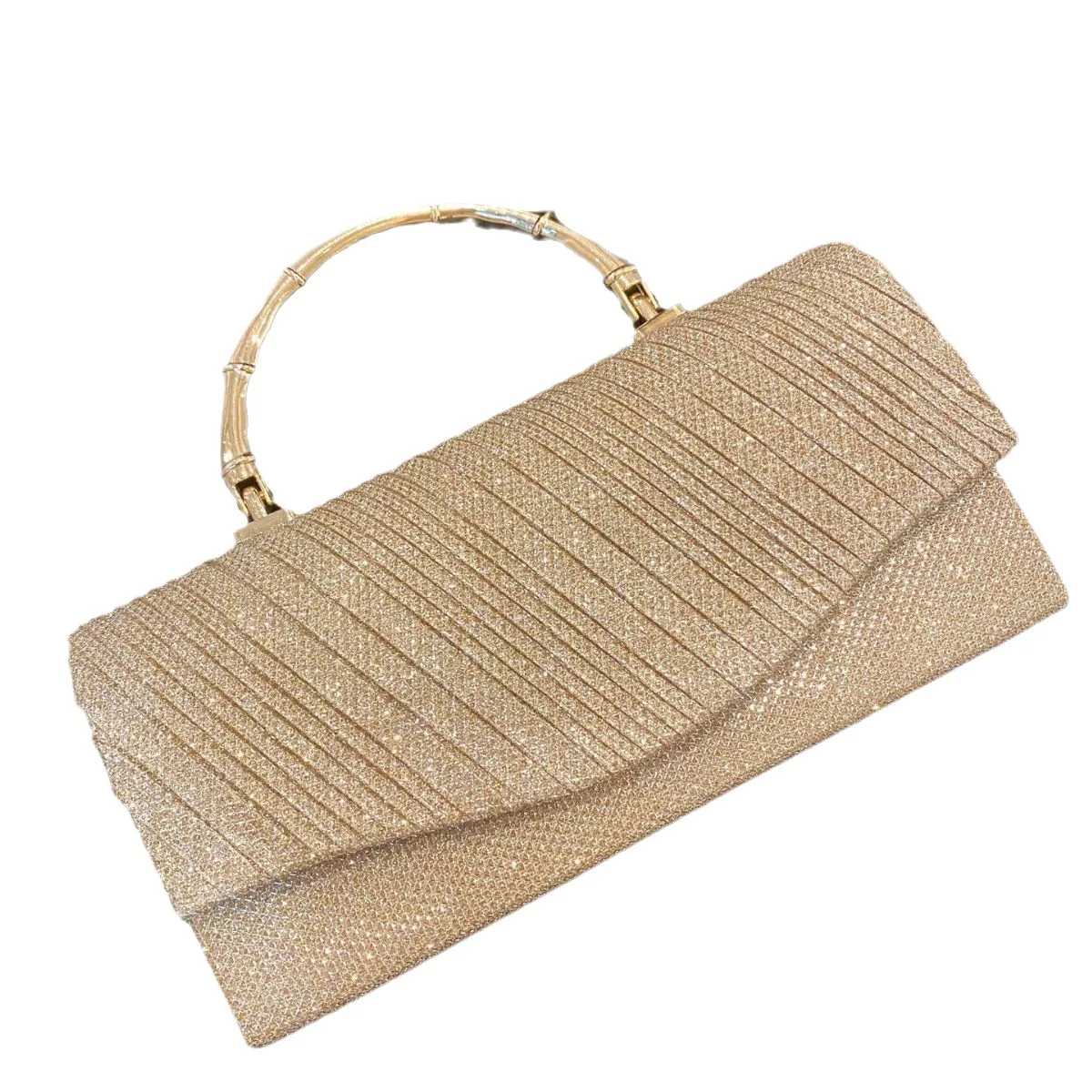 

Pleated Tote Bag, Suitable For Bars, KTV, Birthday, Wedding Banquets, And Dinner Parties It's A Versatile Bag For Evening Events