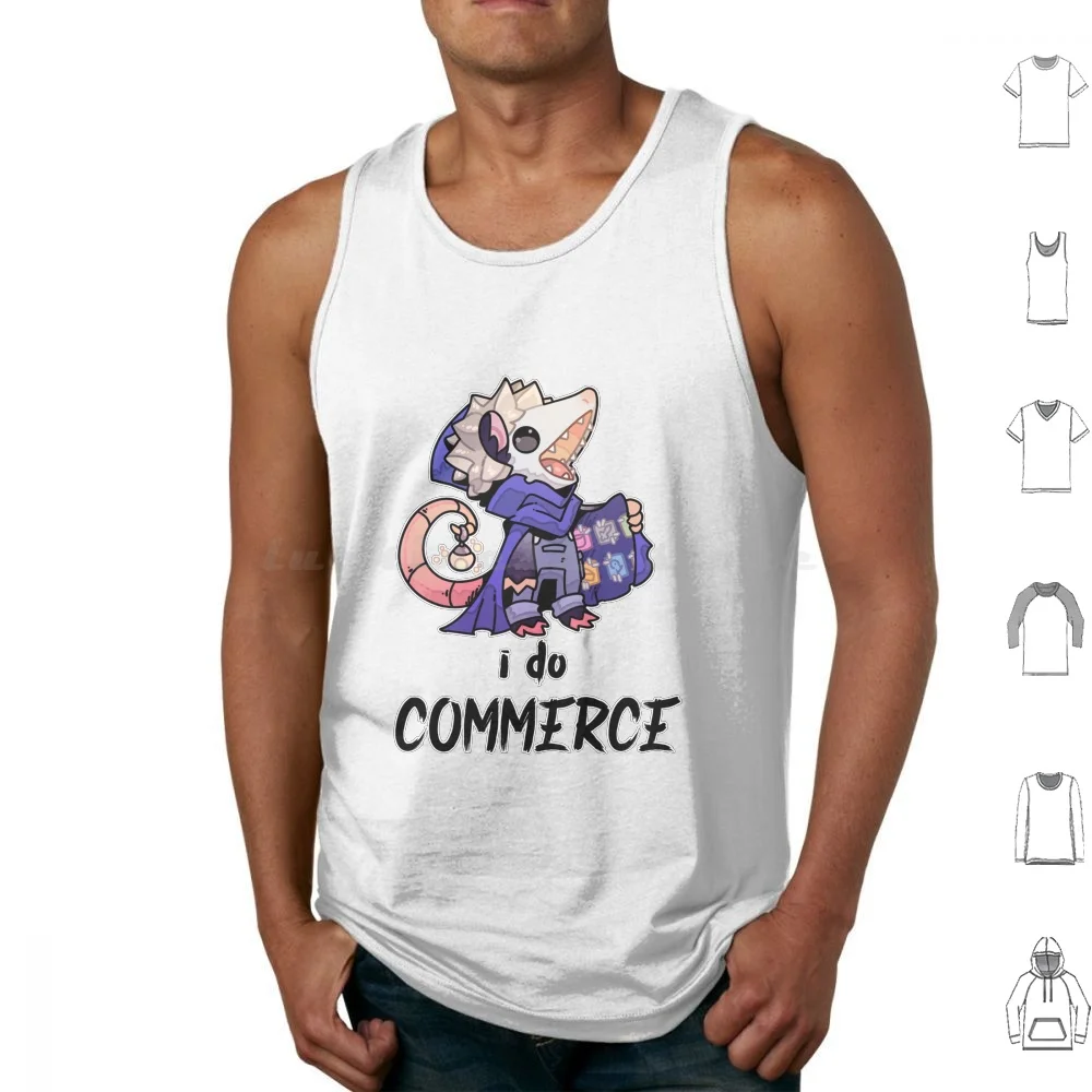 I Do Tank Tops Vest Sleeveless Opossum Screm Possum Scream Cute Teeth Potions Magic Dnd